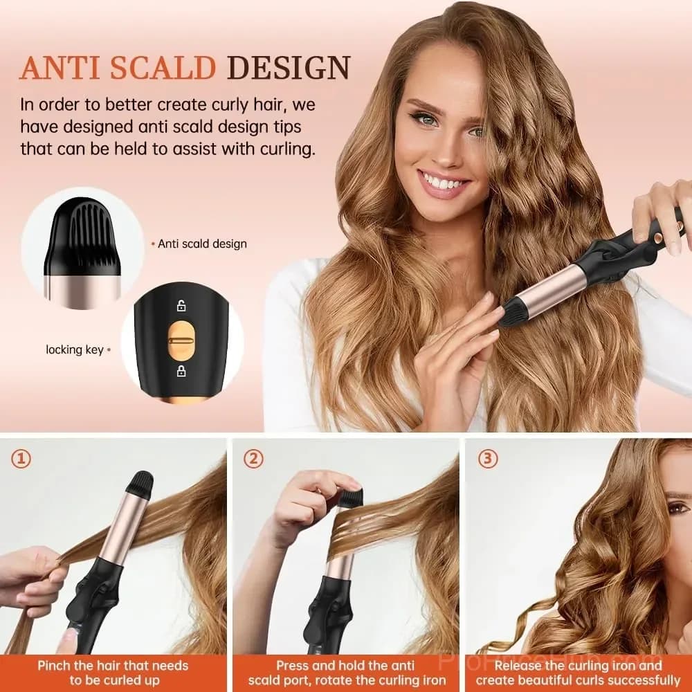 Cordless 2-in-1 Hair Straightener and Curler, 4000mAh - View 7