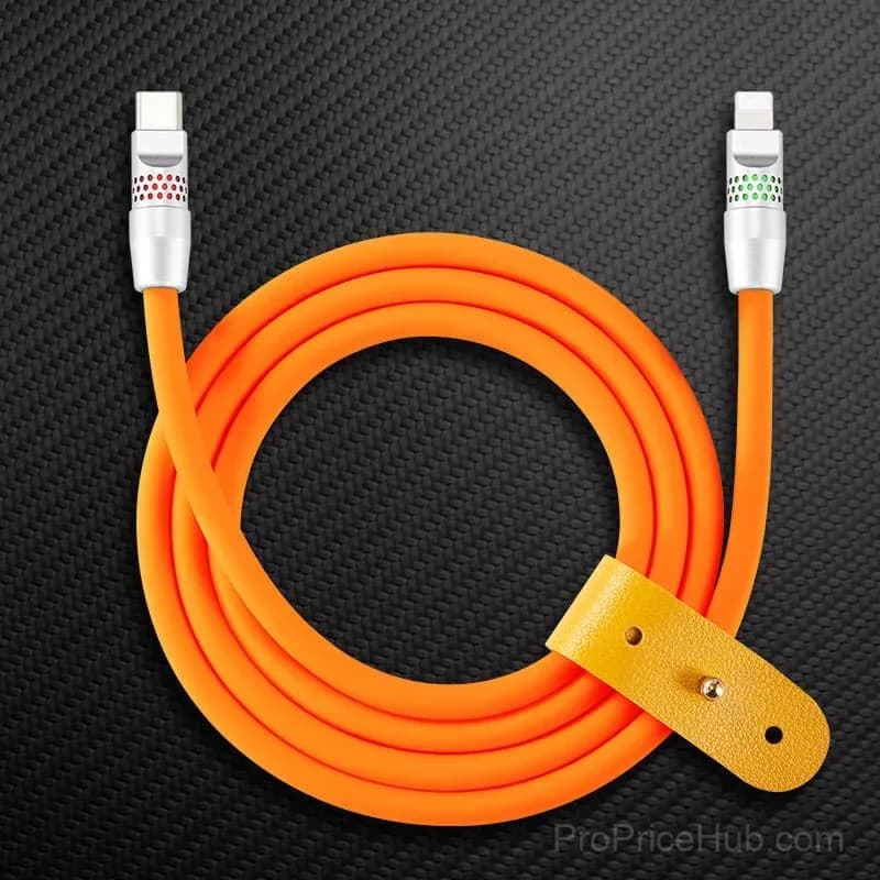 100W Fast Charging Cable with RGB Glow - View 36