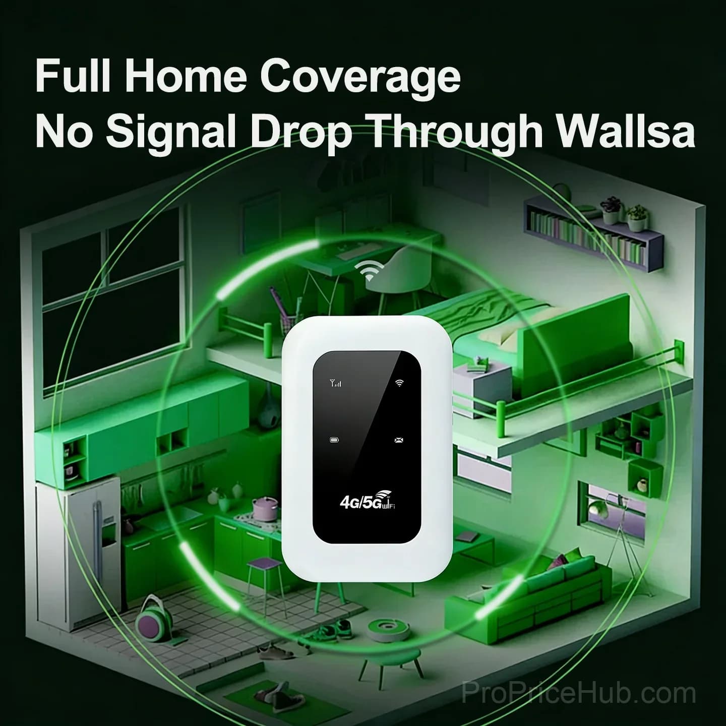 Portable All-Network Pocket WiFi - No Setup, Instant Connect - View 2
