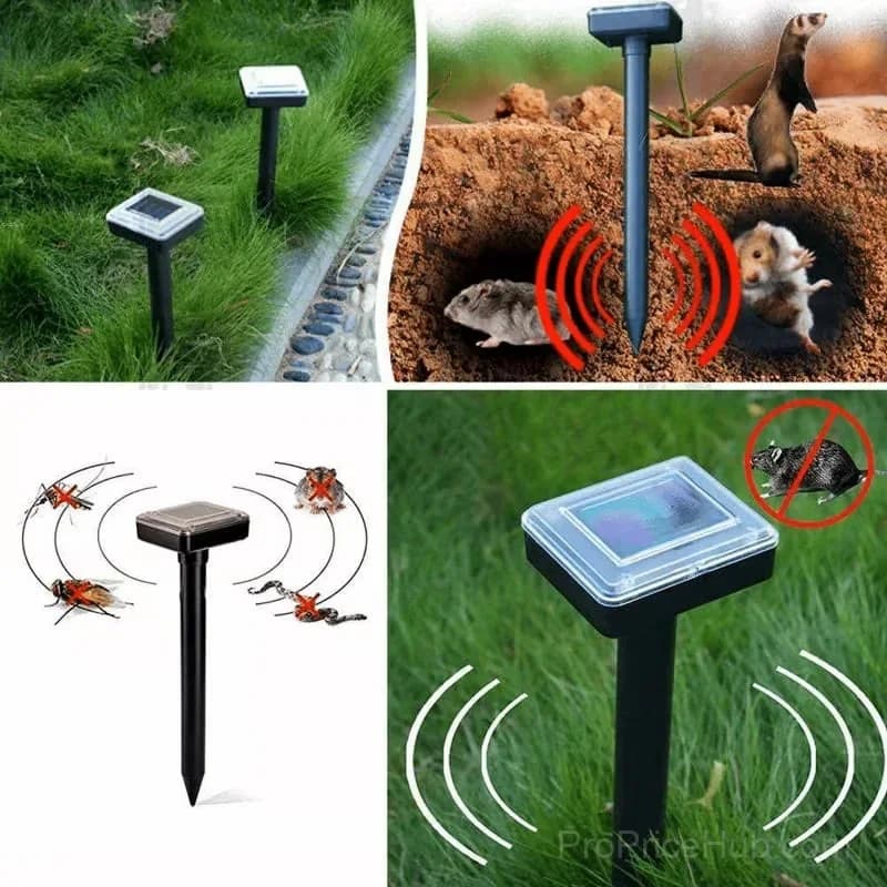 Solar Powered Rodent, Mole and Snake Pest Repeller - View 3