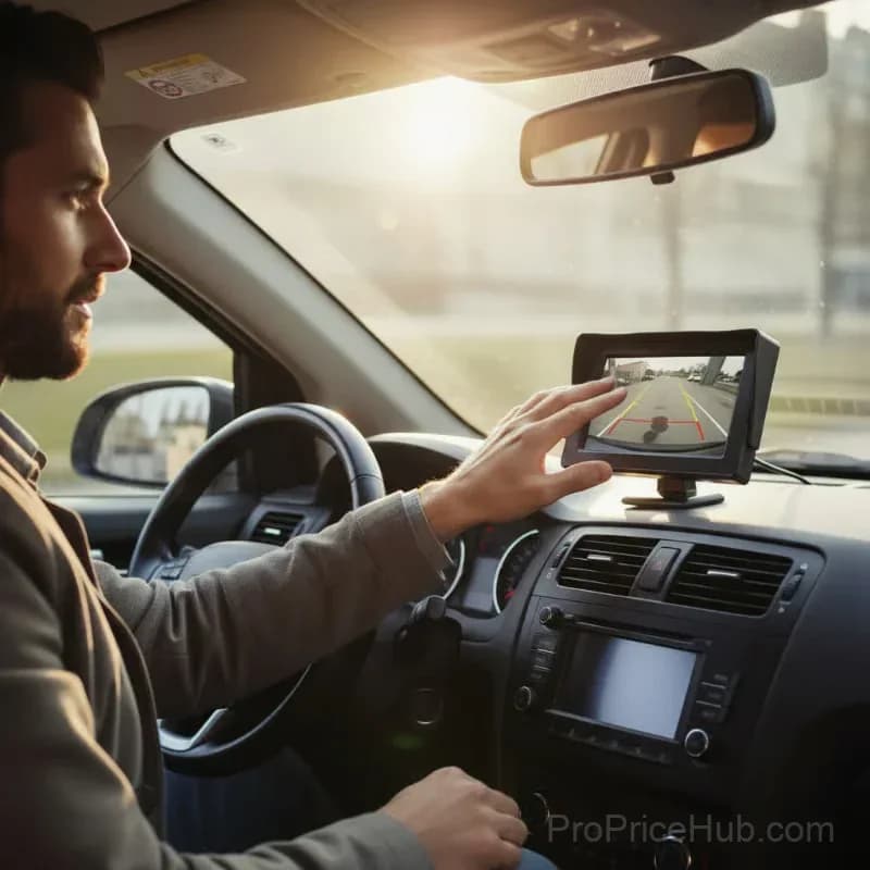 4.3-Inch HD Car Entertainment Display Monitor - View 1