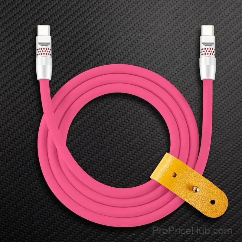 100W Fast Charging Cable with RGB Glow - View 16