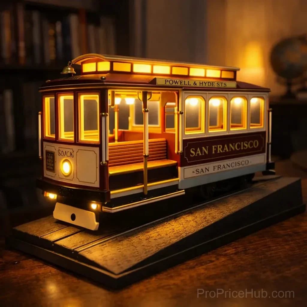 San Francisco Cable Car Lamp - View 1