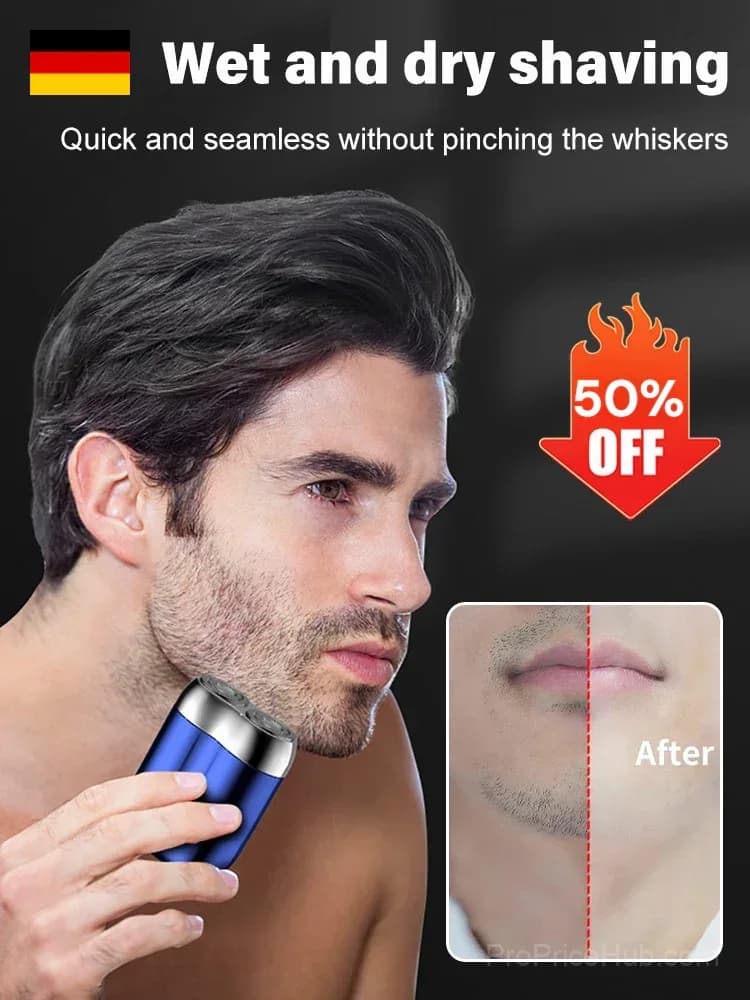 Mini Double-Head Electric Shaver for Men - View 4