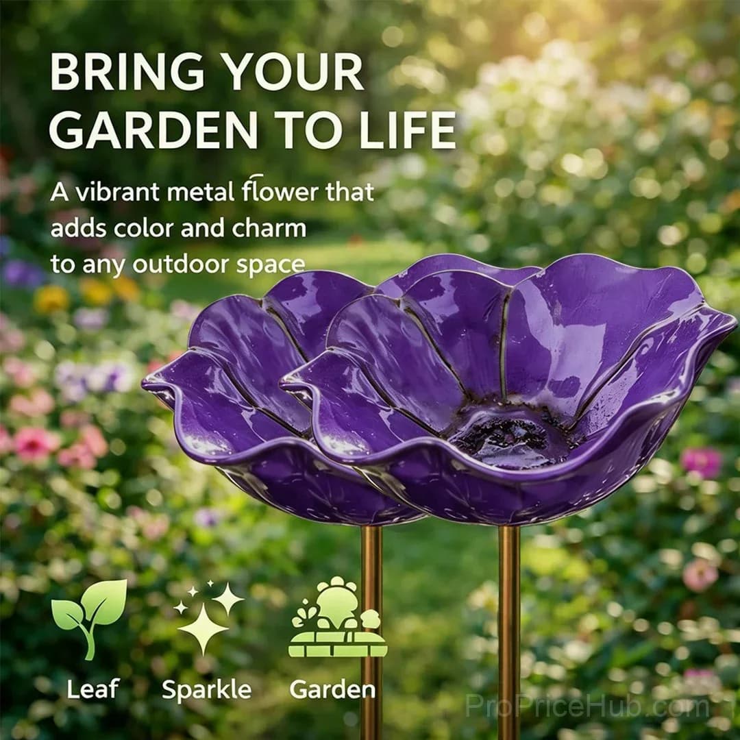 Handmade Metal Flower Garden Stake - View 26