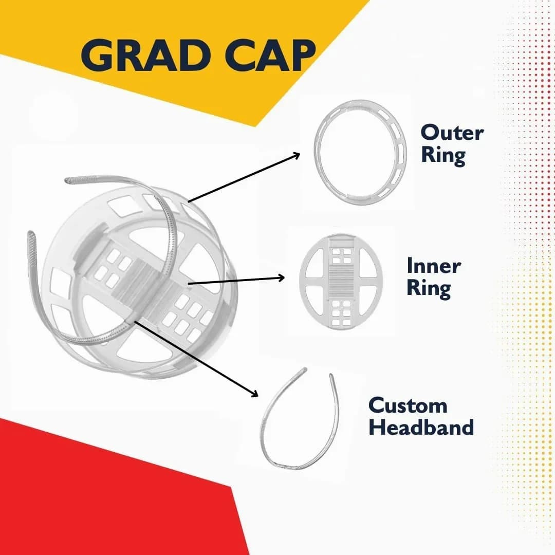 Graduation Cap Headband Hair Accessory - View 5