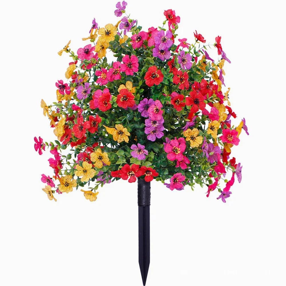 No-Fade Outdoor Hanging Artificial Flowers - View 1