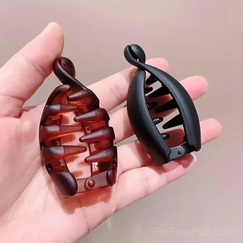 4-Pack Mini Non-Slip Banana Hair Clips for Thin/Fine Hair - View 4