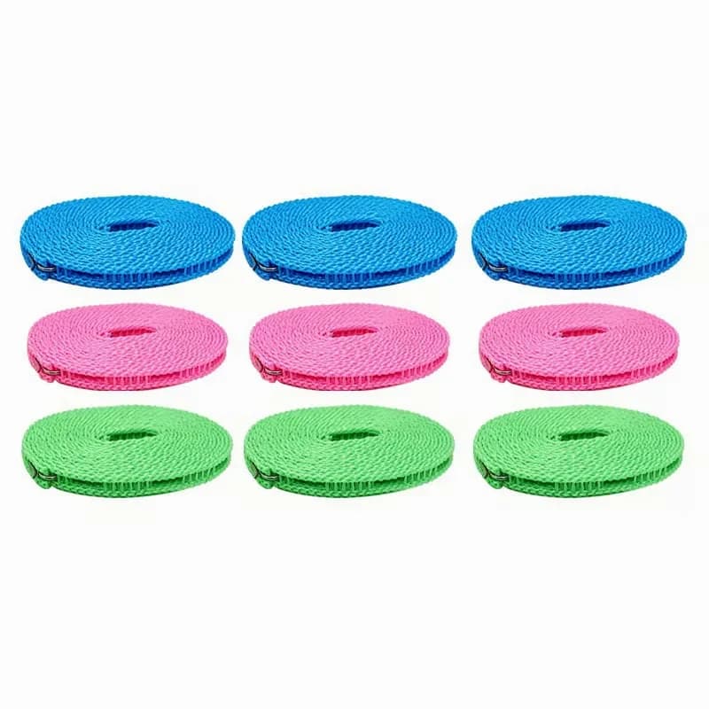 Portable Clothesline Set for Outdoor & Home, 3 Pack - View 3