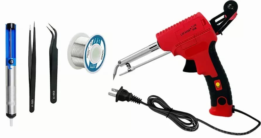 60W Constant Temperature Electric Soldering Iron Kit, US Plug - Main