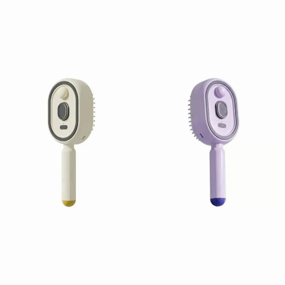 Electric Spray Air Cushion Massage Comb, White - View 6