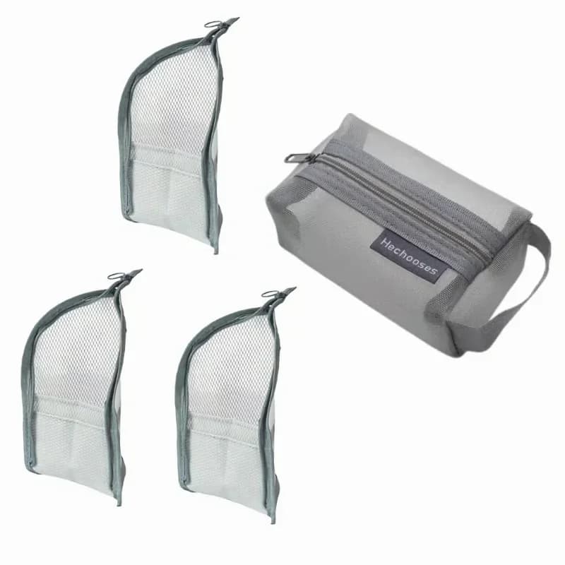Portable Lightweight Travel Toiletry Bag, White, 1 Piece - View 20
