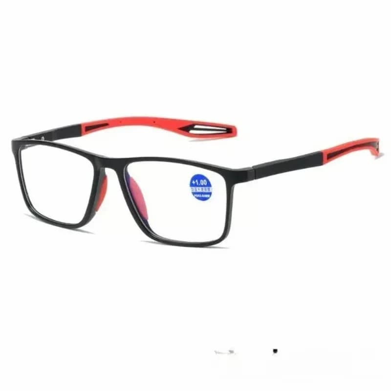 VisionSync Multifocal Reading Glasses, Orange, Age 45-49, 100° - View 13