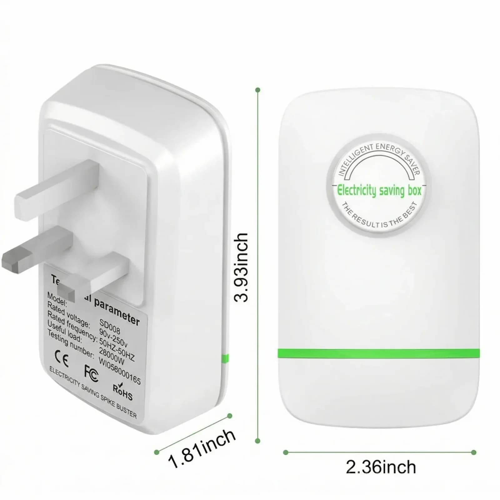 US Plug-In Power Box with US Plug - View 1