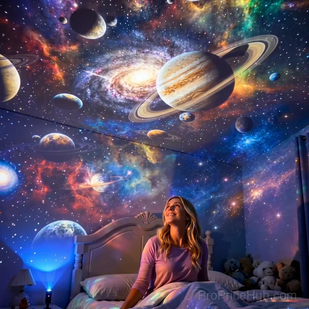 5D Galaxy Ocean Smart Projector Night Light for Bedroom & Car - View 6