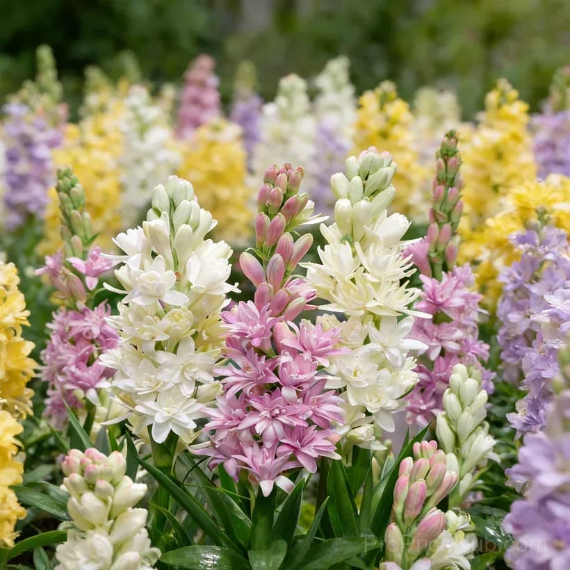 Double Perfume Tuberose Bulbs - Moon Garden Flower - View 3