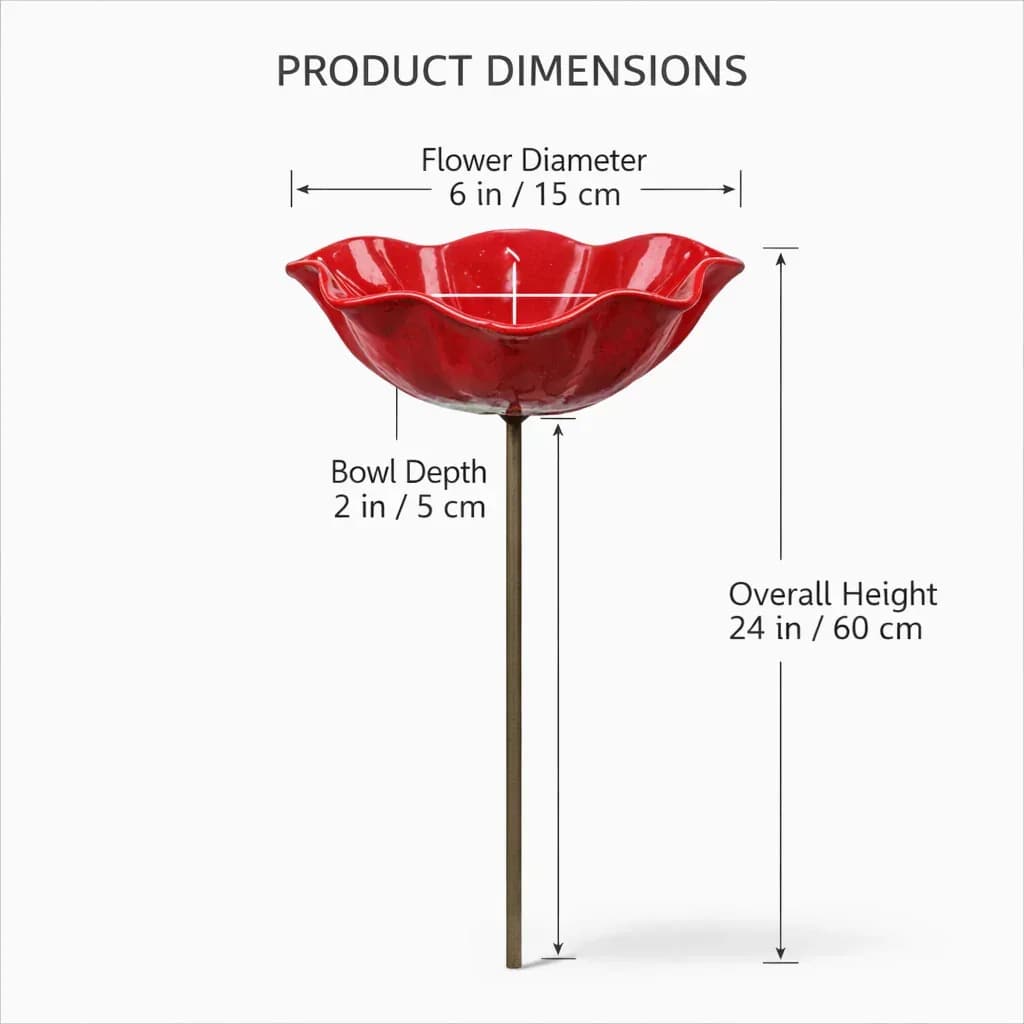 Handmade Metal Flower Garden Stake - View 18