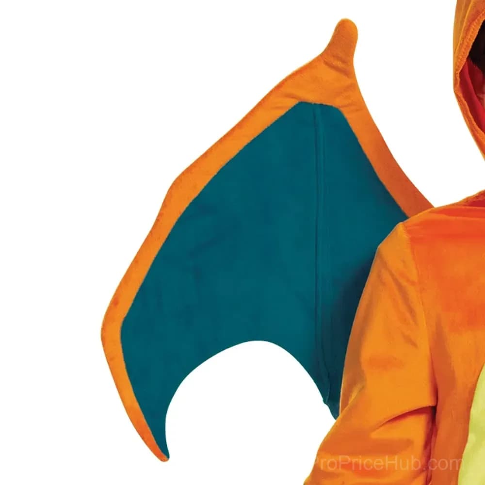 Kids Charizard Halloween Costume, 3-Piece Set, 130cm - View 2