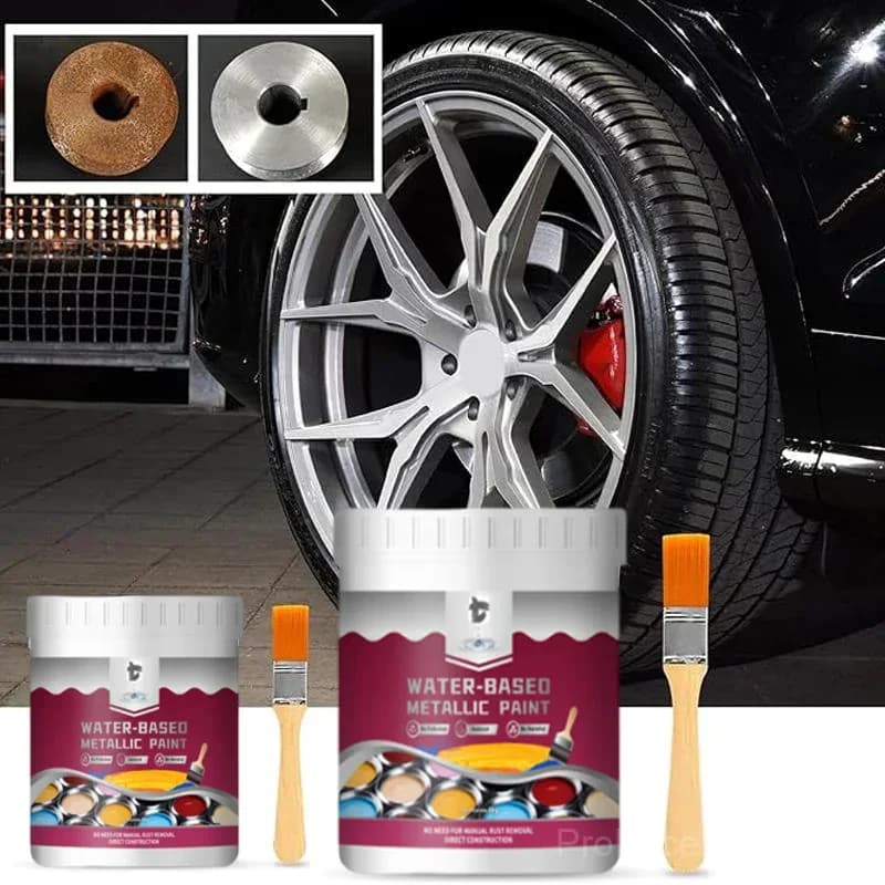 Rust Converter Metallic Paint – Stops Rust, No Sanding, No Fumes - View 3