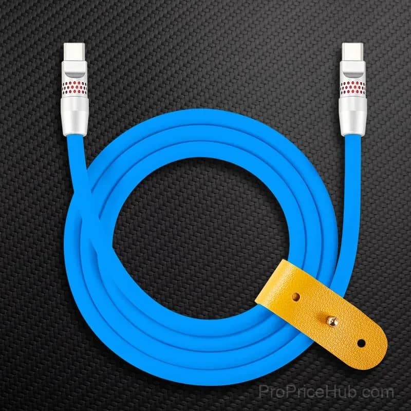 100W Fast Charging Cable with RGB Glow - View 17