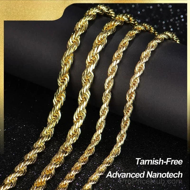 Brilliant Twisted Rope Necklace - View 3