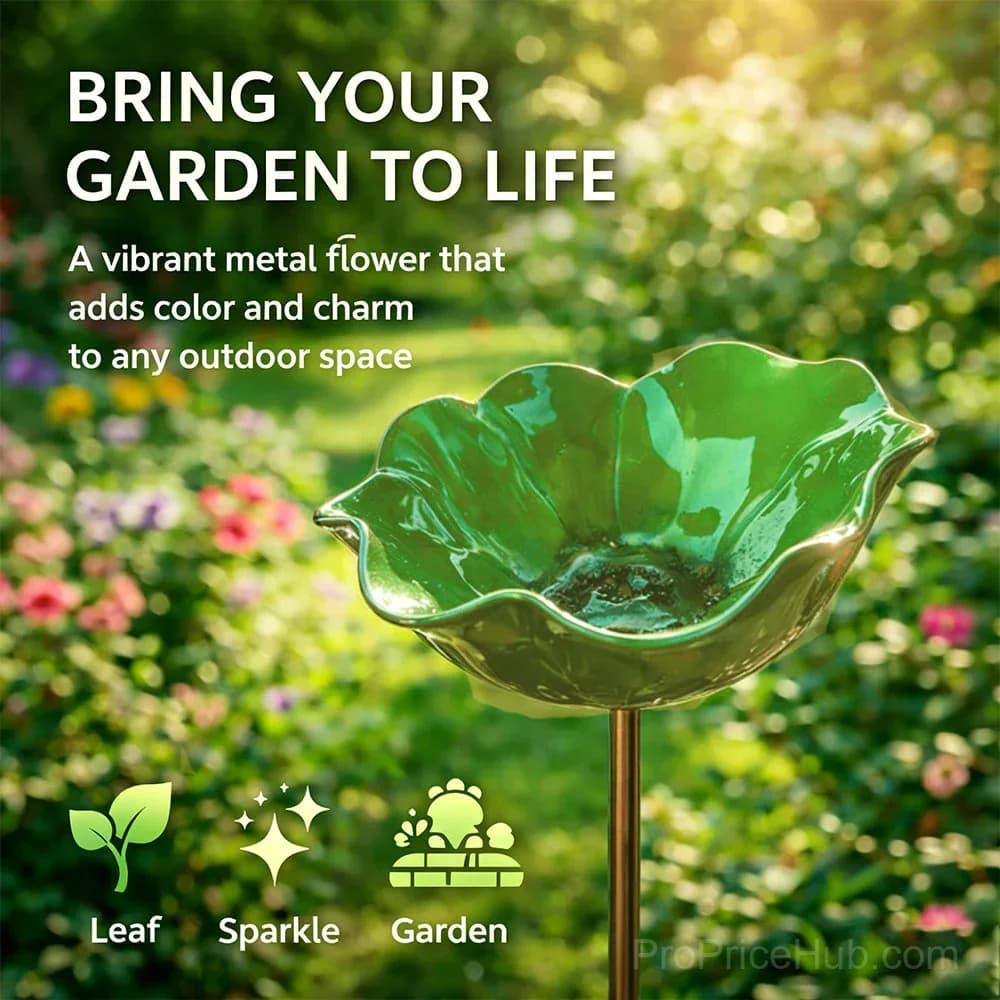 Handmade Metal Flower Garden Stake - View 36