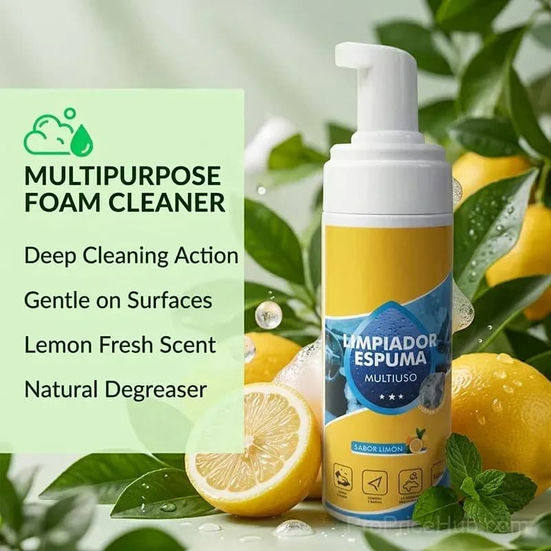 4-in-1 Multi-Enzyme Foam Cleaner for Deep Cleaning Car, Kitchen, Bathroom & Sofa - View 6