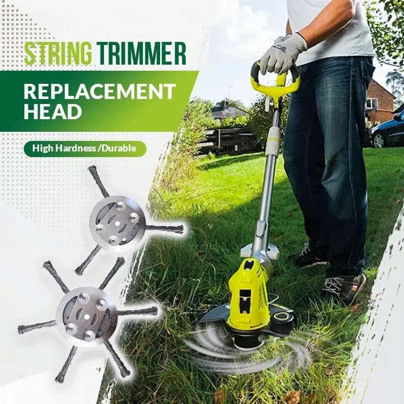 String Trimmer Replacement Head with 3 Blades - View 2