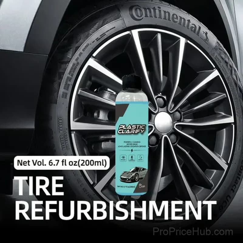 Multipurpose Car Plastic Restorer Spray, 200ml with Towel & Sponge - View 3