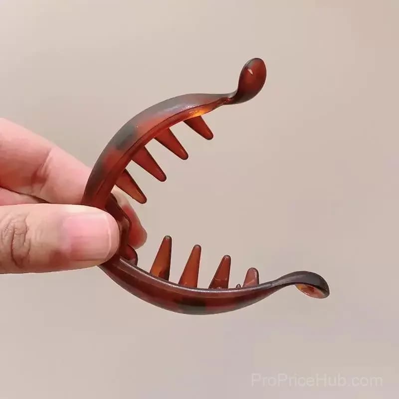 Mini Non-Slip Banana Hair Clips (4-Pack) – Lightweight Hair Claw for Thin/Fine Hair - View 5