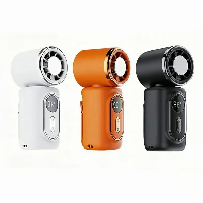 Mini Portable Handheld Clip-On Fan, Black - View 11