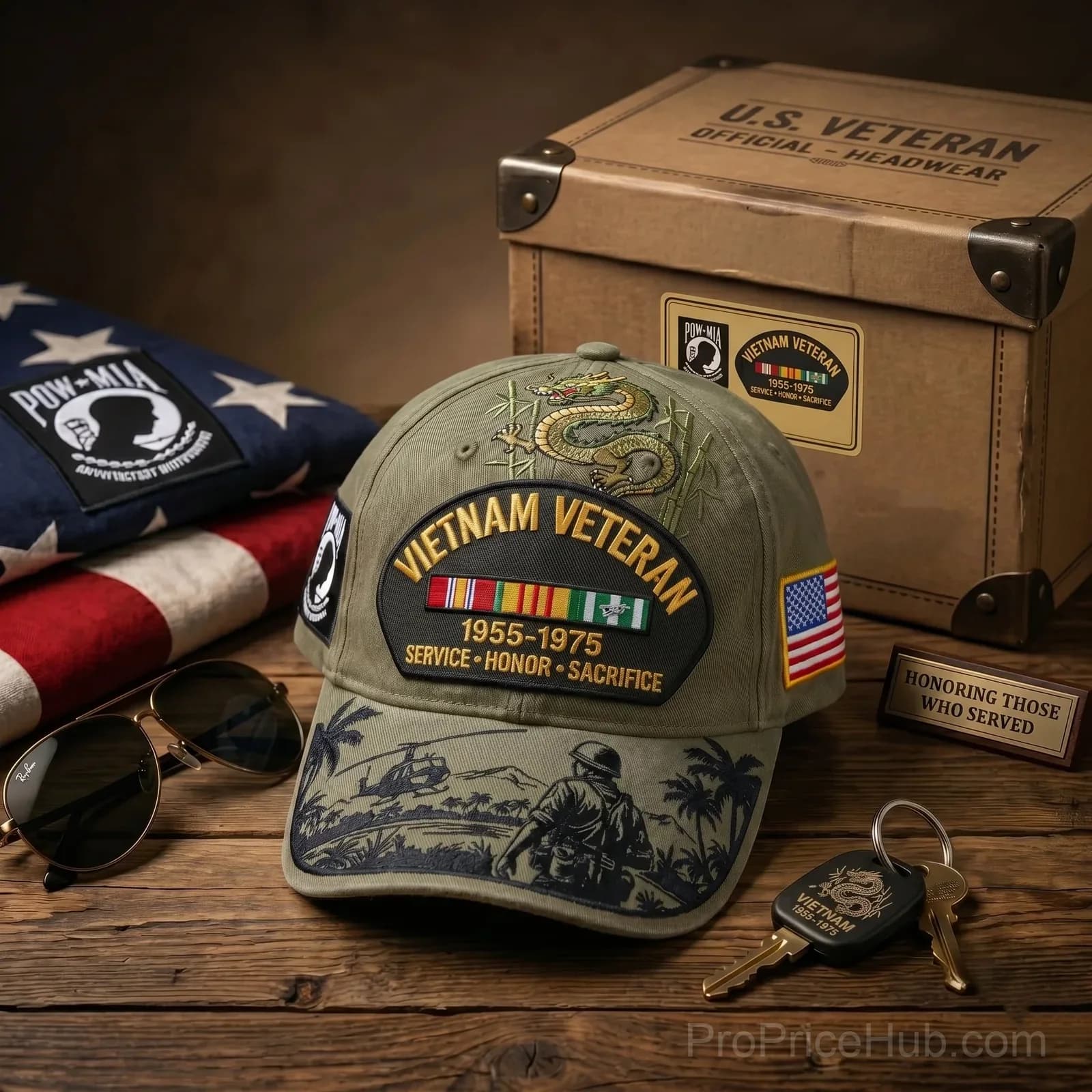 Vietnam Veteran Tribute Cap - View 1
