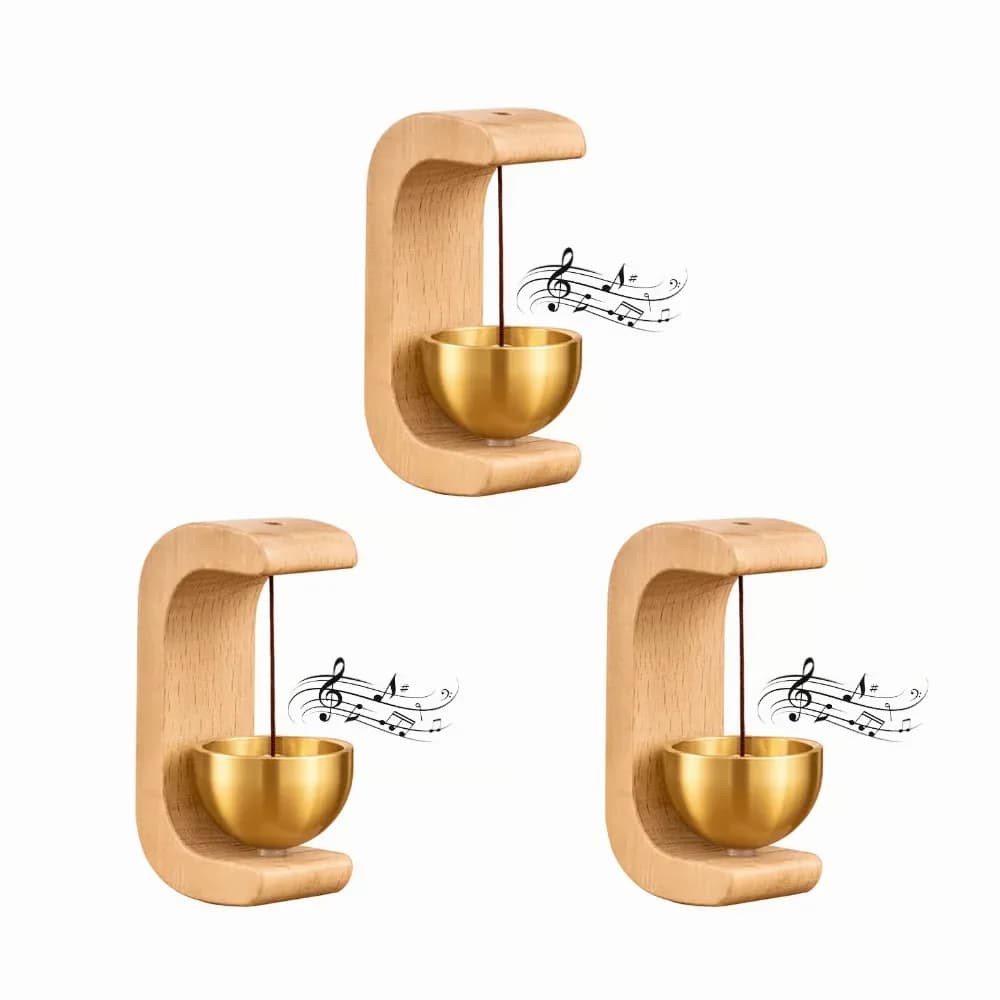 Vintage Beech Door Bell Hanging Ornament - View 6
