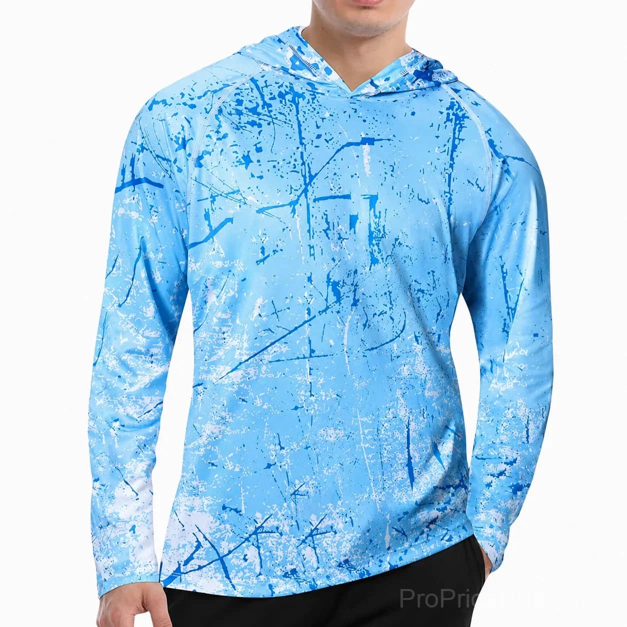 Men's UPF 50+ Swim & Outdoor Sun Hoodie - View 1