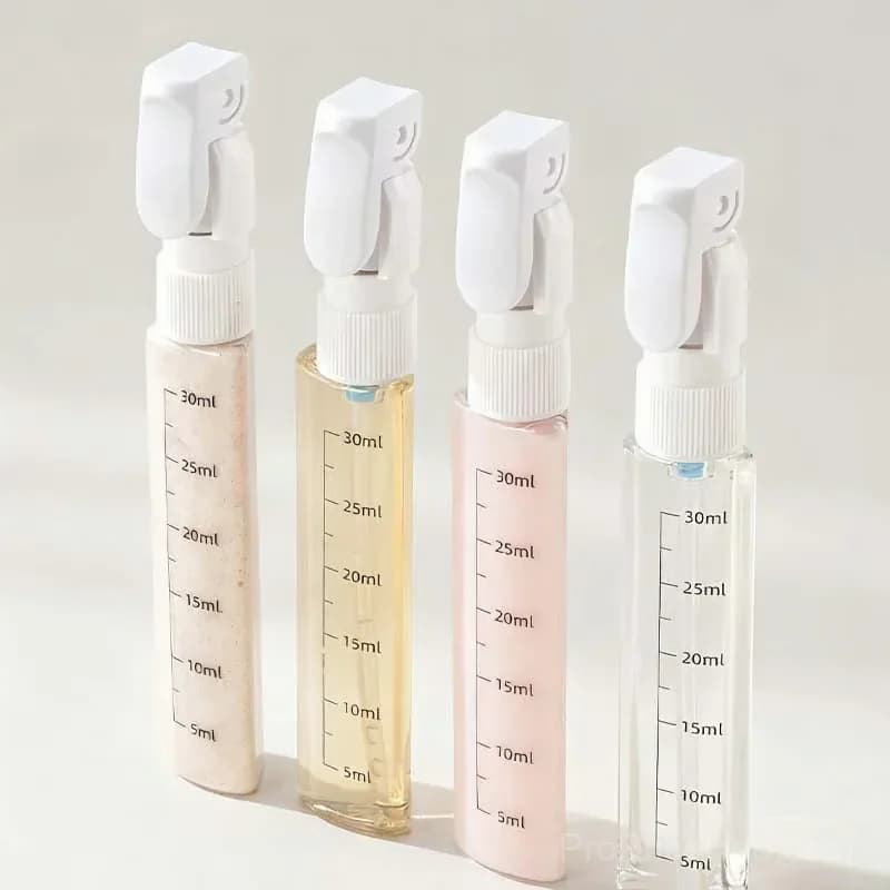 4-in-1 Refillable Travel Toiletry Dispenser, Green, No Bag - View 11