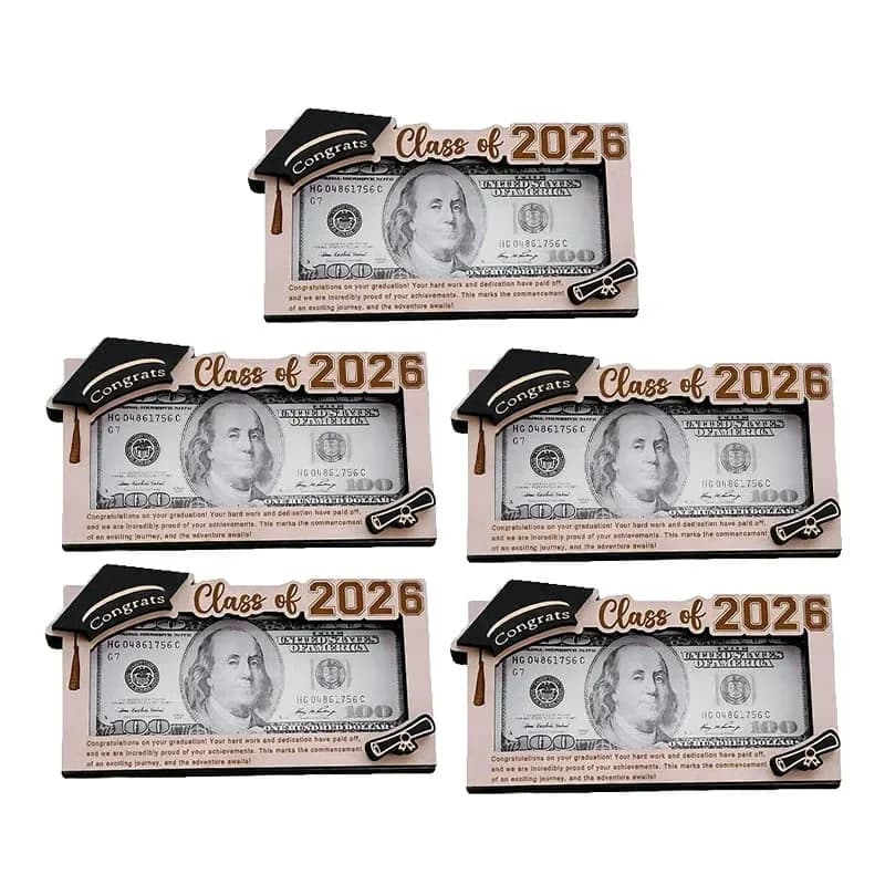 Graduation 2026 Cash Gift Money Holder, 1-Piece - View 3