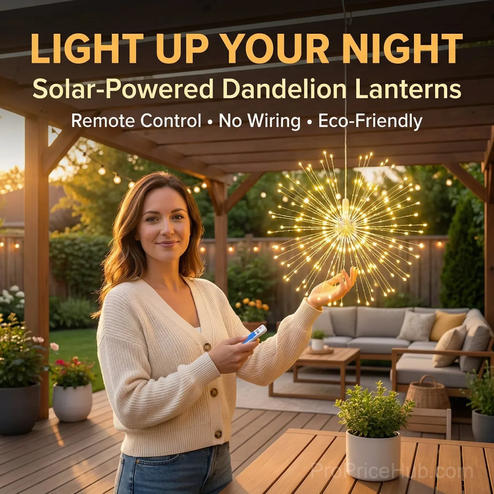 4-Pack Solar Fireworks Lights with 480 LEDs - View 5