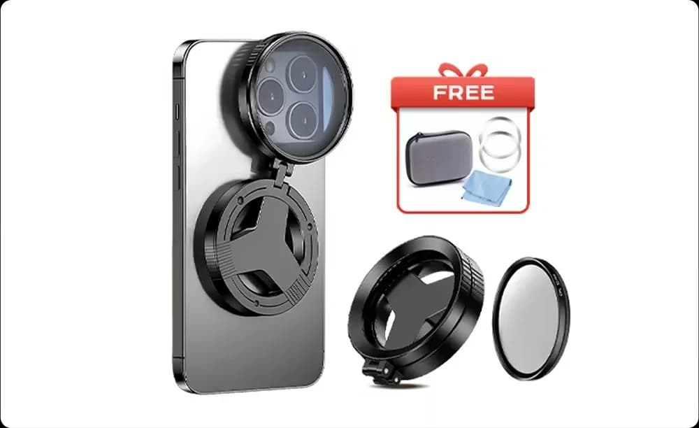2-in-1 Magnetic CPL & Star Polarizing Lens Filter - View 1
