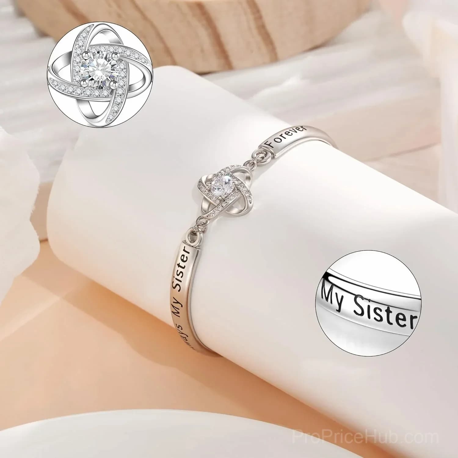 Lucky Four-Leaf Clover Bracelet – Friendship & Luck Charm - View 1