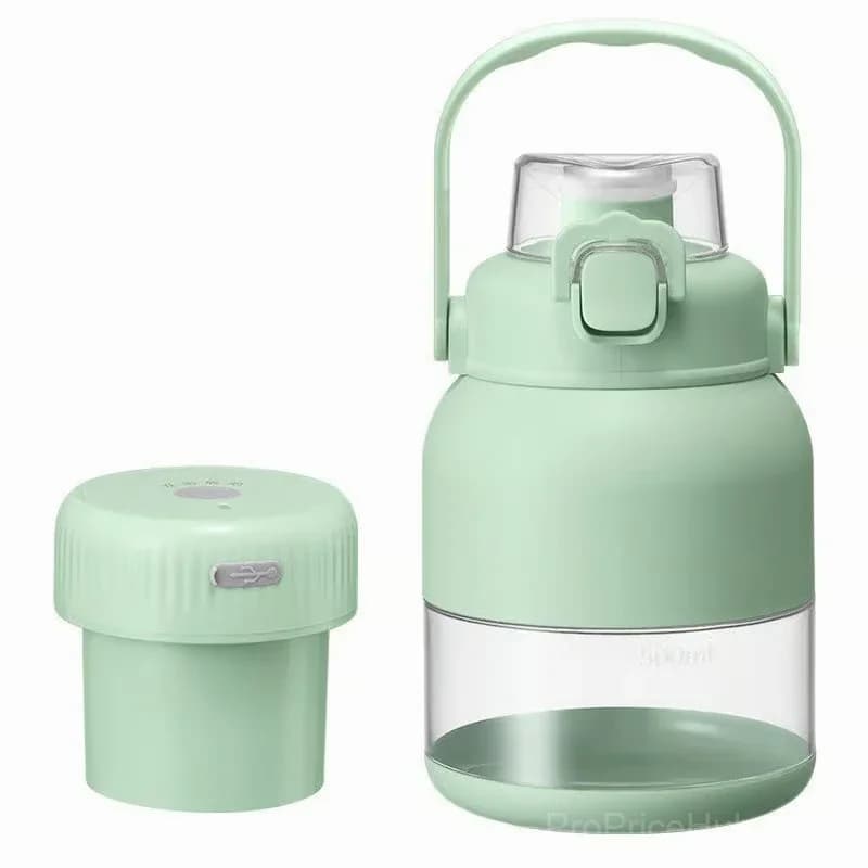 Light Green 1300 ml Wireless Portable Juicer Cup - View 3