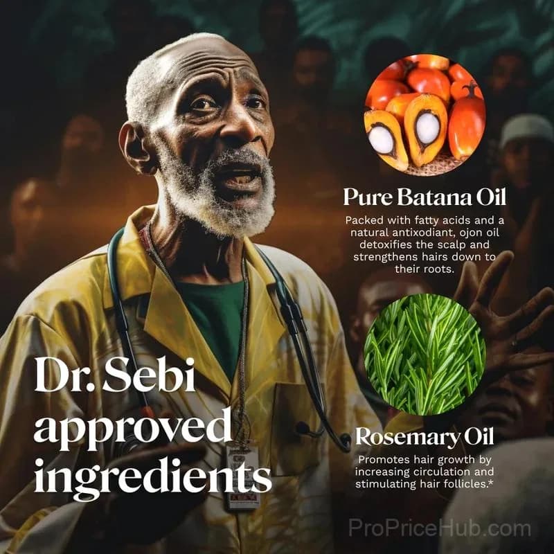 Organic Rosemary & Batana Oil Hair & Scalp Treatment - View 2