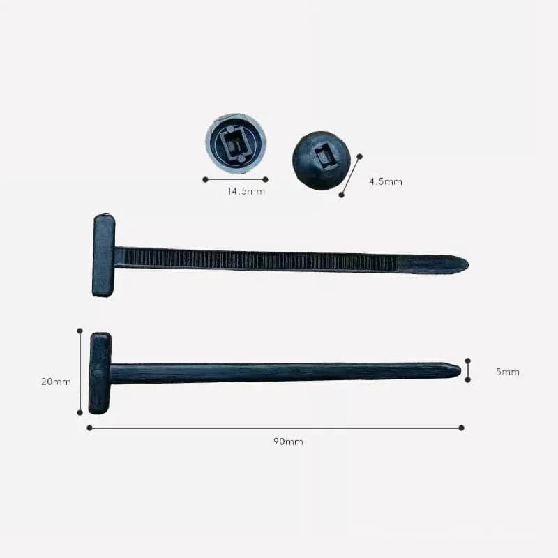 Universal Nylon Cable Tie Buckle 20-Pack for Vehicles - View 8