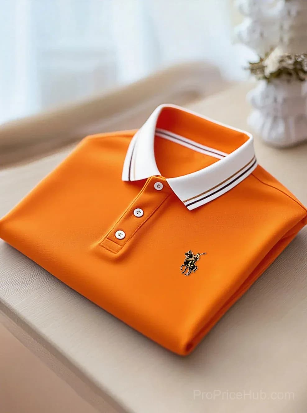Men's Business Casual Short Sleeve Polo Shirt - View 1