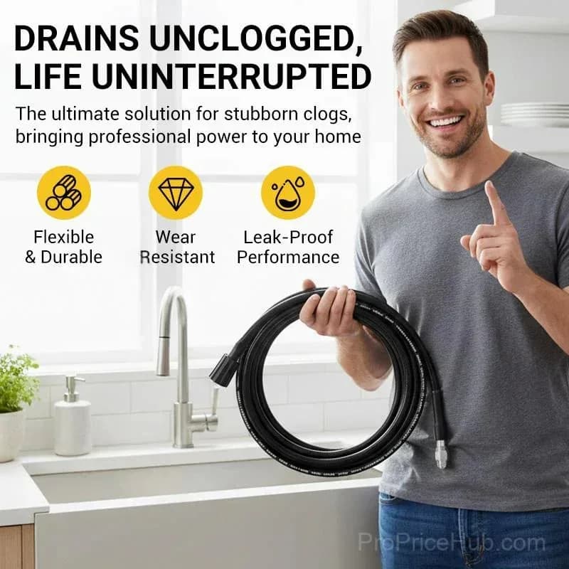 Triple-Layer Burst-Proof PVC & Stainless Steel Heavy-Duty Water Hose - View 1