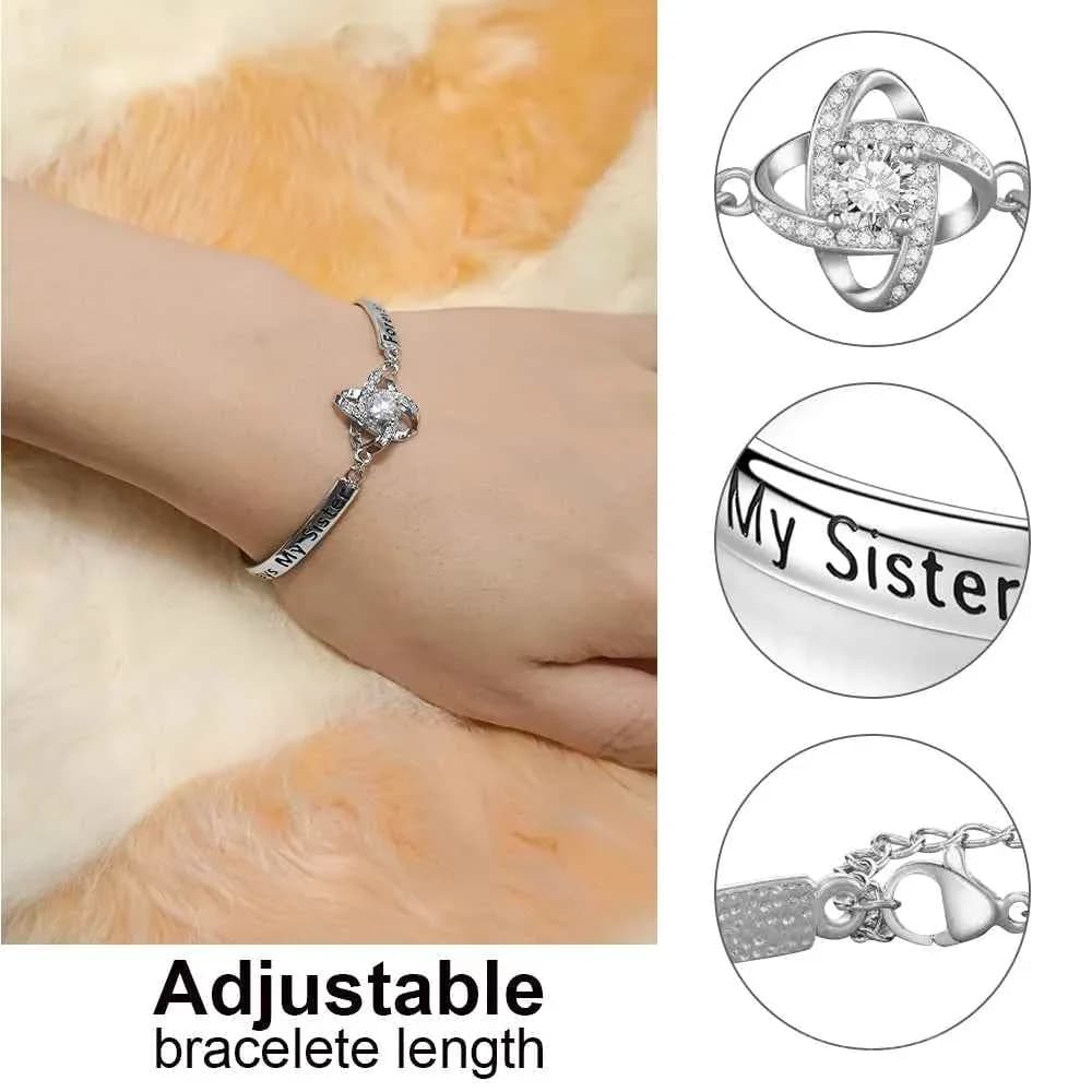 Lucky Four-Leaf Clover Bracelet – Friendship & Luck Charm - View 3