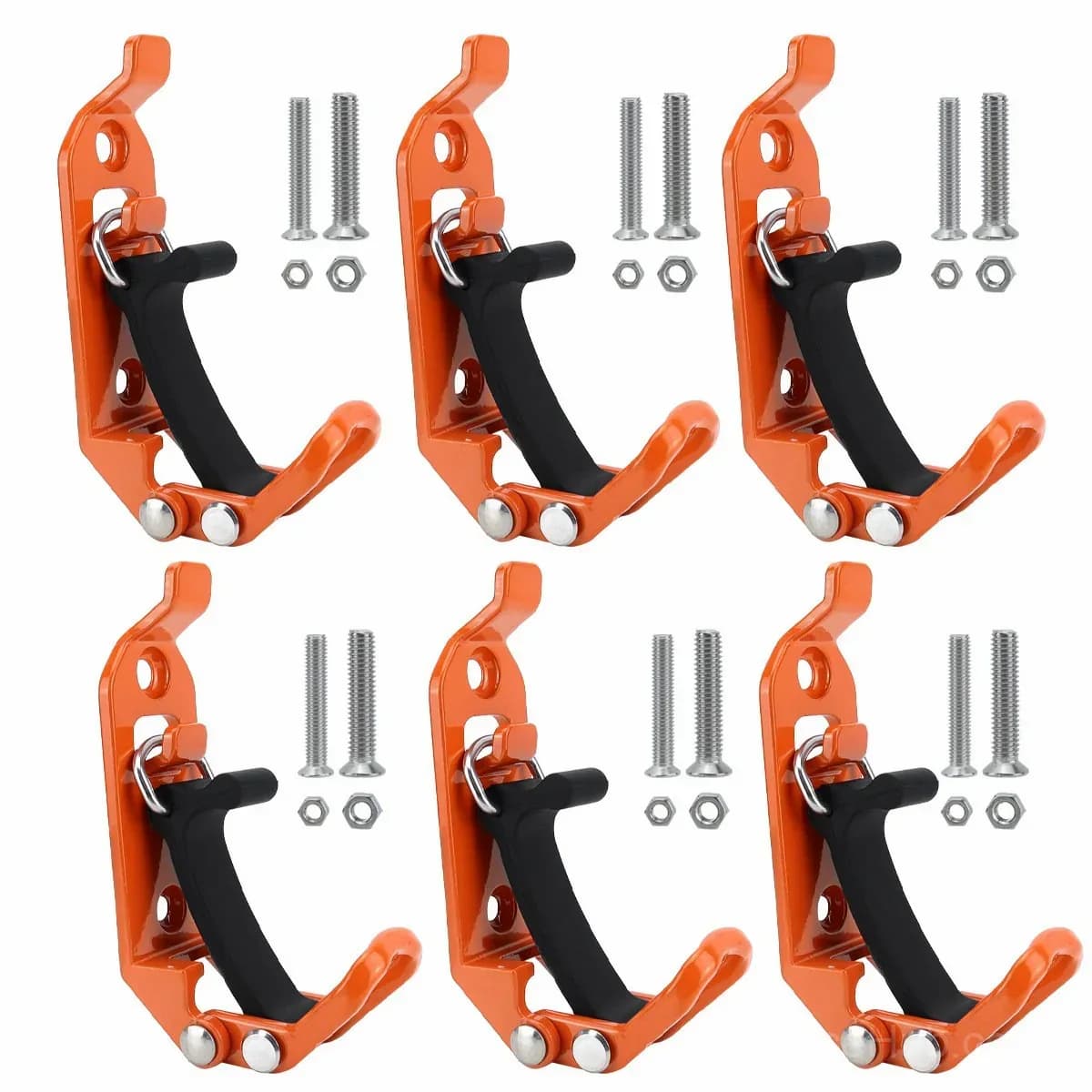 Heavy Duty Metal and Rubber Shovel Mount Kit for Garage Storage - View 17