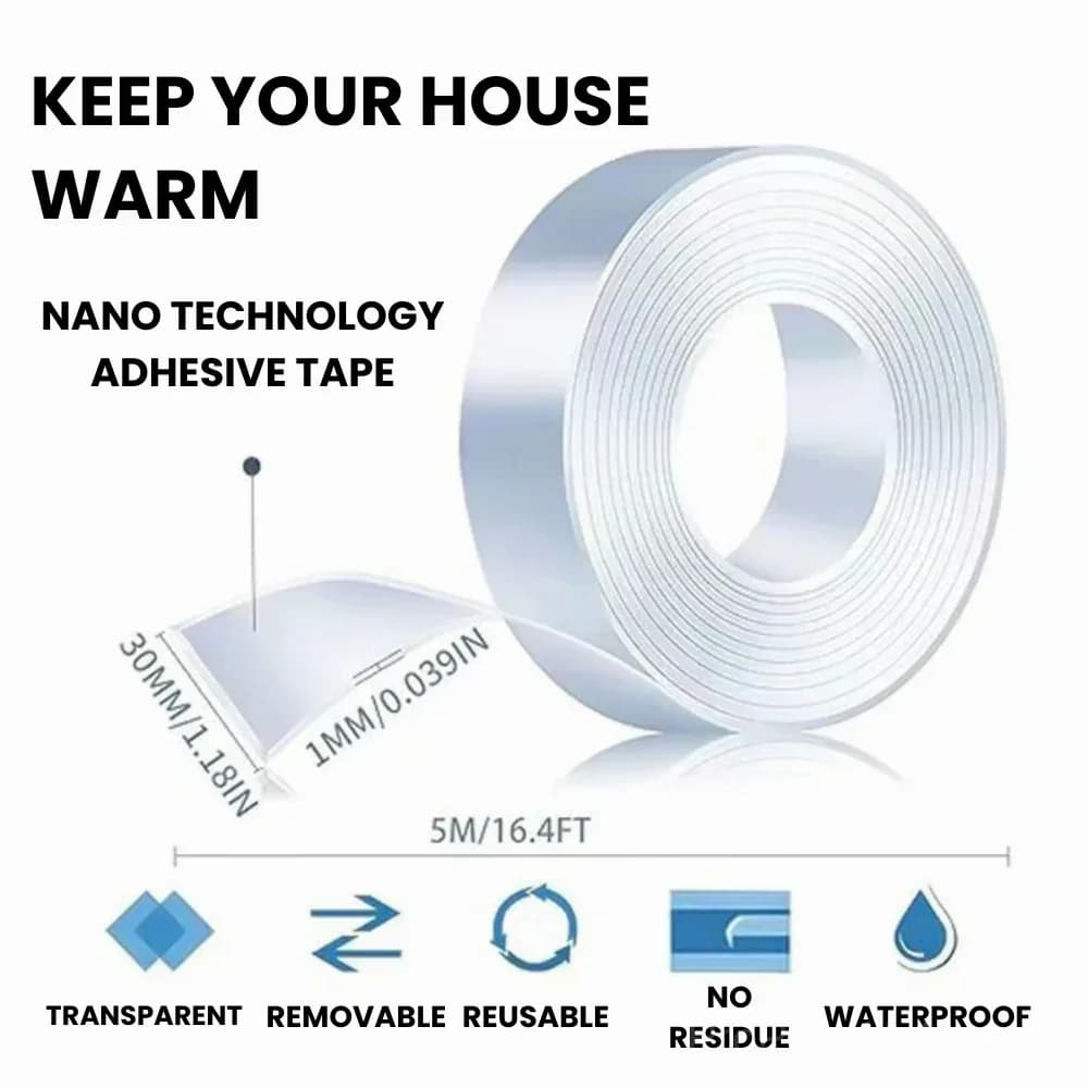 Translucent Weather Stripping Door Seal Strip, 5M/16.4 ft - View 3