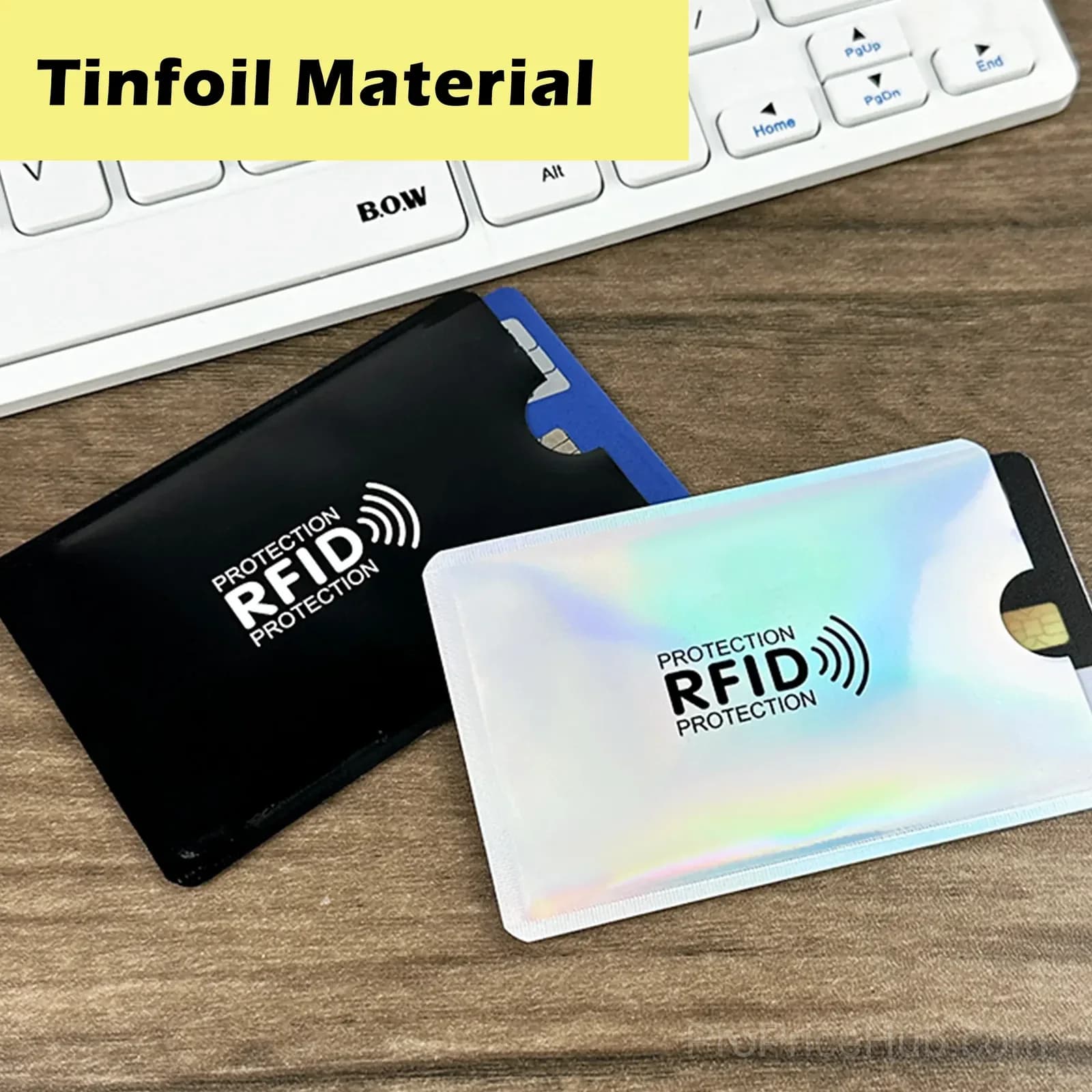 RFID Blocking Sleeves for Credit Cards - 8 Pack - View 3