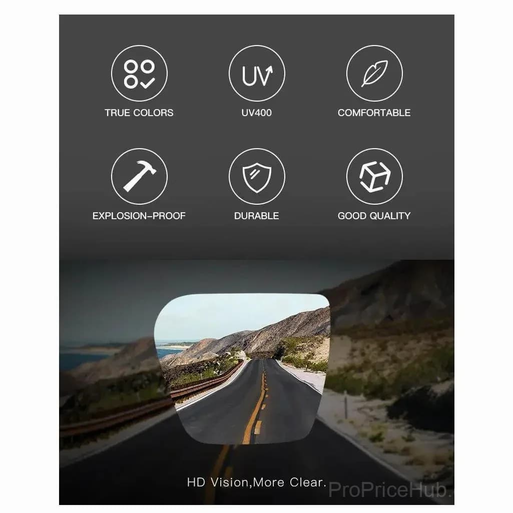 UV400 Photochromic Polarized Safety Glasses, Impact Resistant for Outdoor Sports & Work - View 3