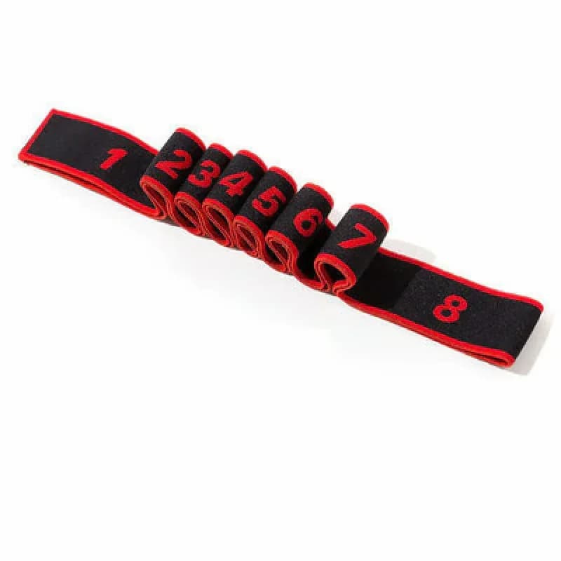 Resistance Band for Fitness and Yoga, Red, No Rear Strap - View 1